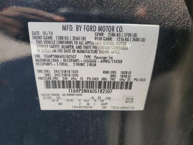 VIN 1FAHP2MK6EG182507 2014 Ford Taurus, Police Inte... no.13