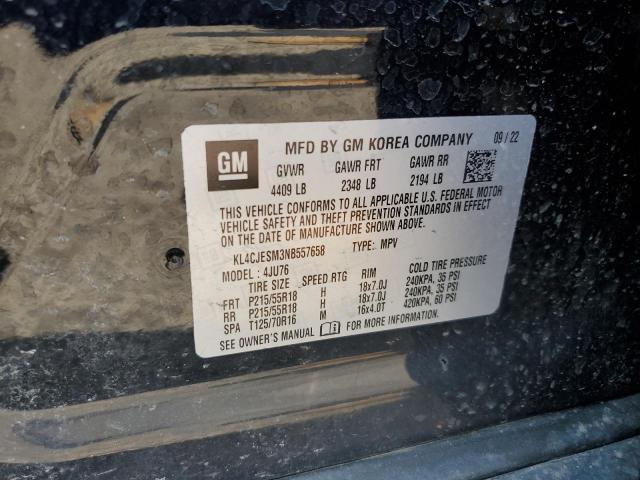 2022 Buick Encore Preferred VIN: KL4CJESM3NB557658 Lot: 55872904