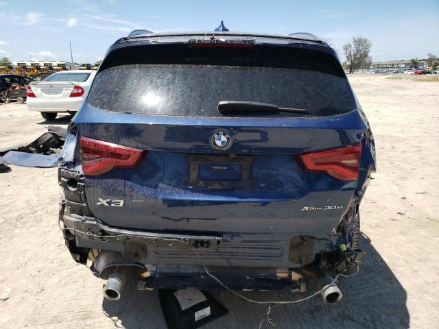 2021 BMW X3 xDrive30E VIN: 5UXTS1C00M9E30722 Lot: 54359924