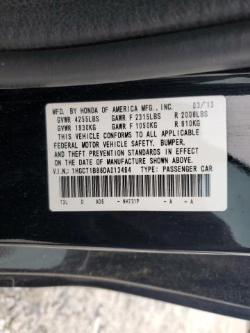 2013 Honda Accord Exl VIN: 1HGCT1B88DA013464 Lot: 54966854