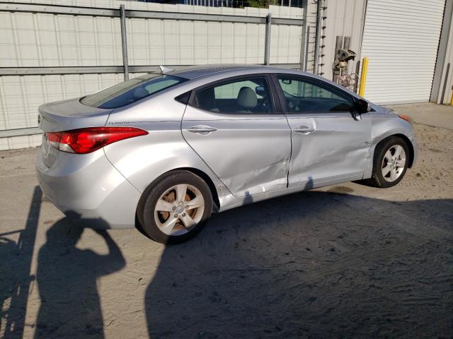 HYUNDAI ELANTRA GL 2013 silver sedan 4d gas KMHDH4AEXDU514315 photo #4