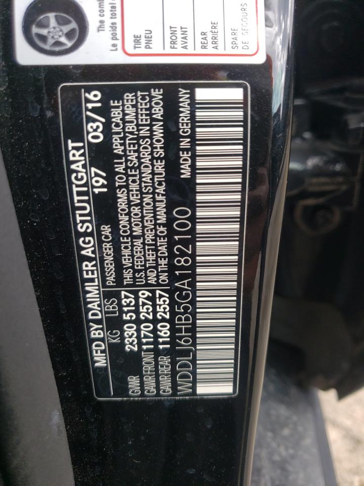 WDDLJ6HB5GA182100 2016 Mercedes-Benz Cls 400 4Matic