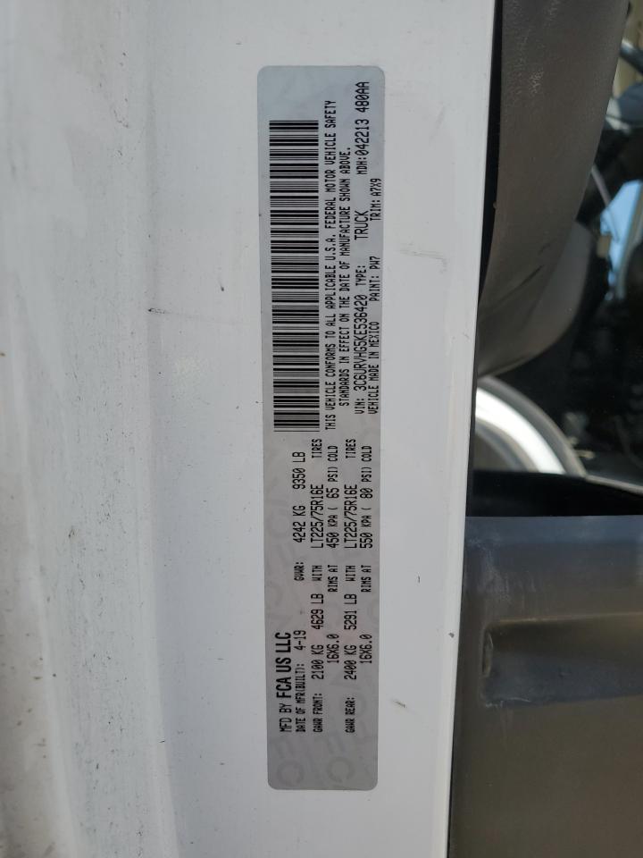 3C6URVHG5KE536420 2019 Ram Promaster 3500 3500 High