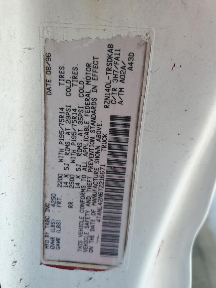 4TANL42N6TZ216671 1996 Toyota Tacoma