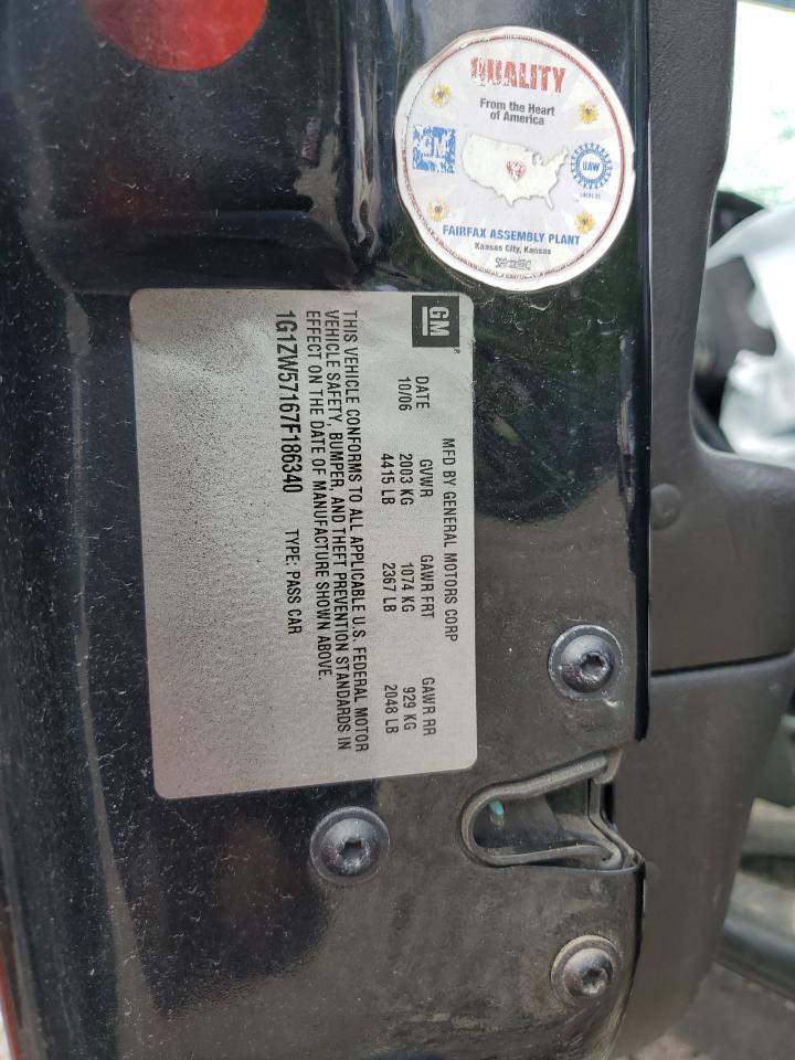 1G1ZW57167F186340 2007 Chevrolet Malibu Ss