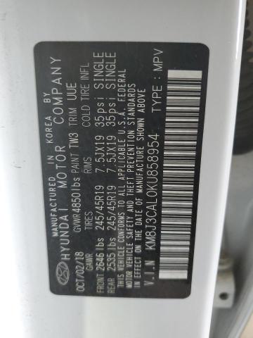 2019 Hyundai Tucson Limited VIN: KM8J3CAL0KU858954 Lot: 54539194