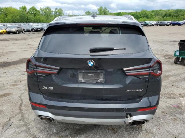 2022 BMW X3 xDrive30I VIN: 5UX53DP01N9L24232 Lot: 55263624