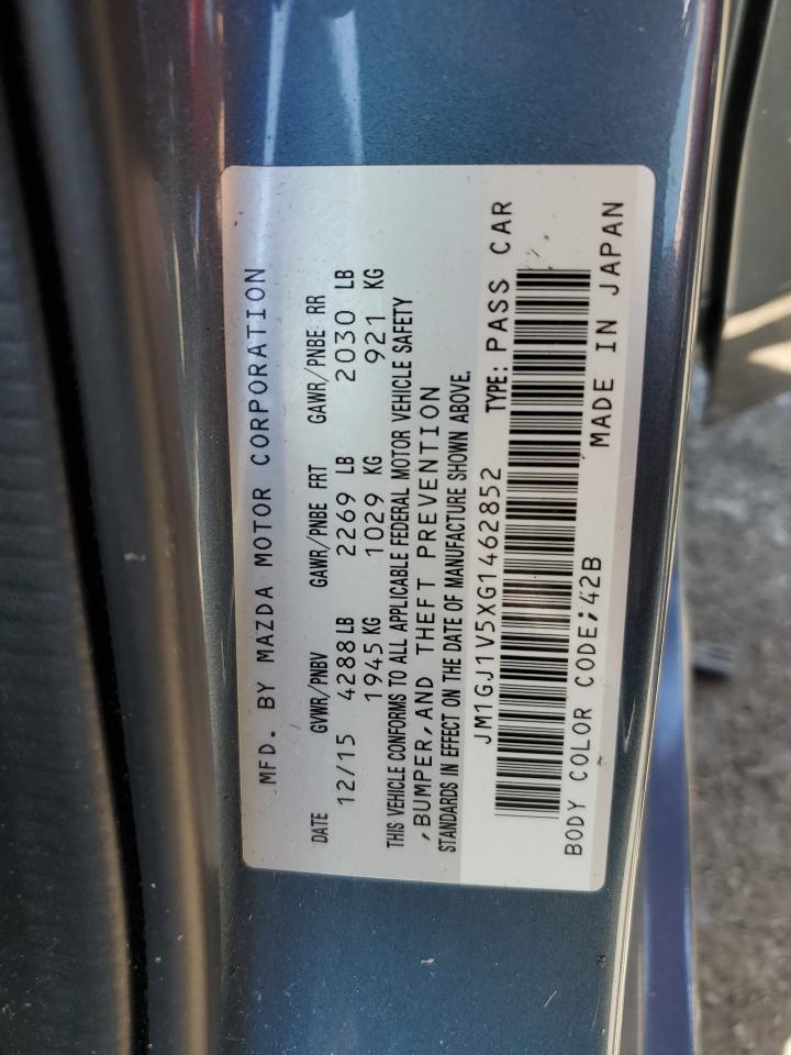 JM1GJ1V5XG1462852 2016 Mazda 6 Touring