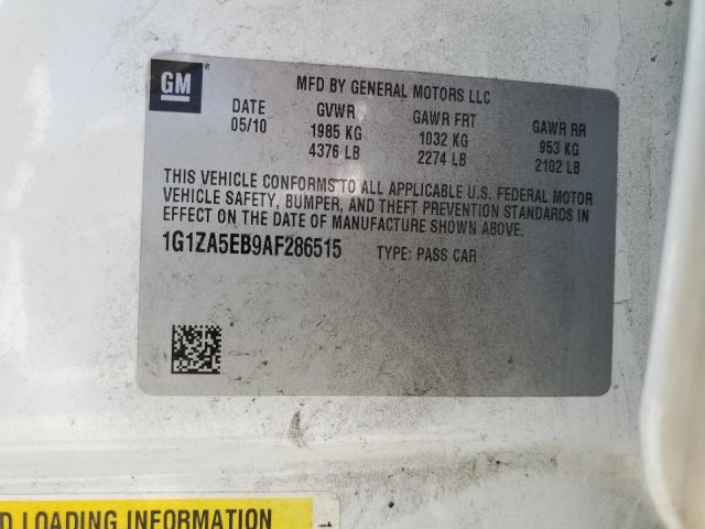 2010 Chevrolet Malibu Ls VIN: 1G1ZA5EB9AF286515 Lot: 57057154