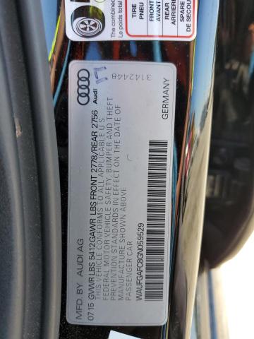 2016 AUDI A6 PREMIUM - WAUFGAFC8GN059529