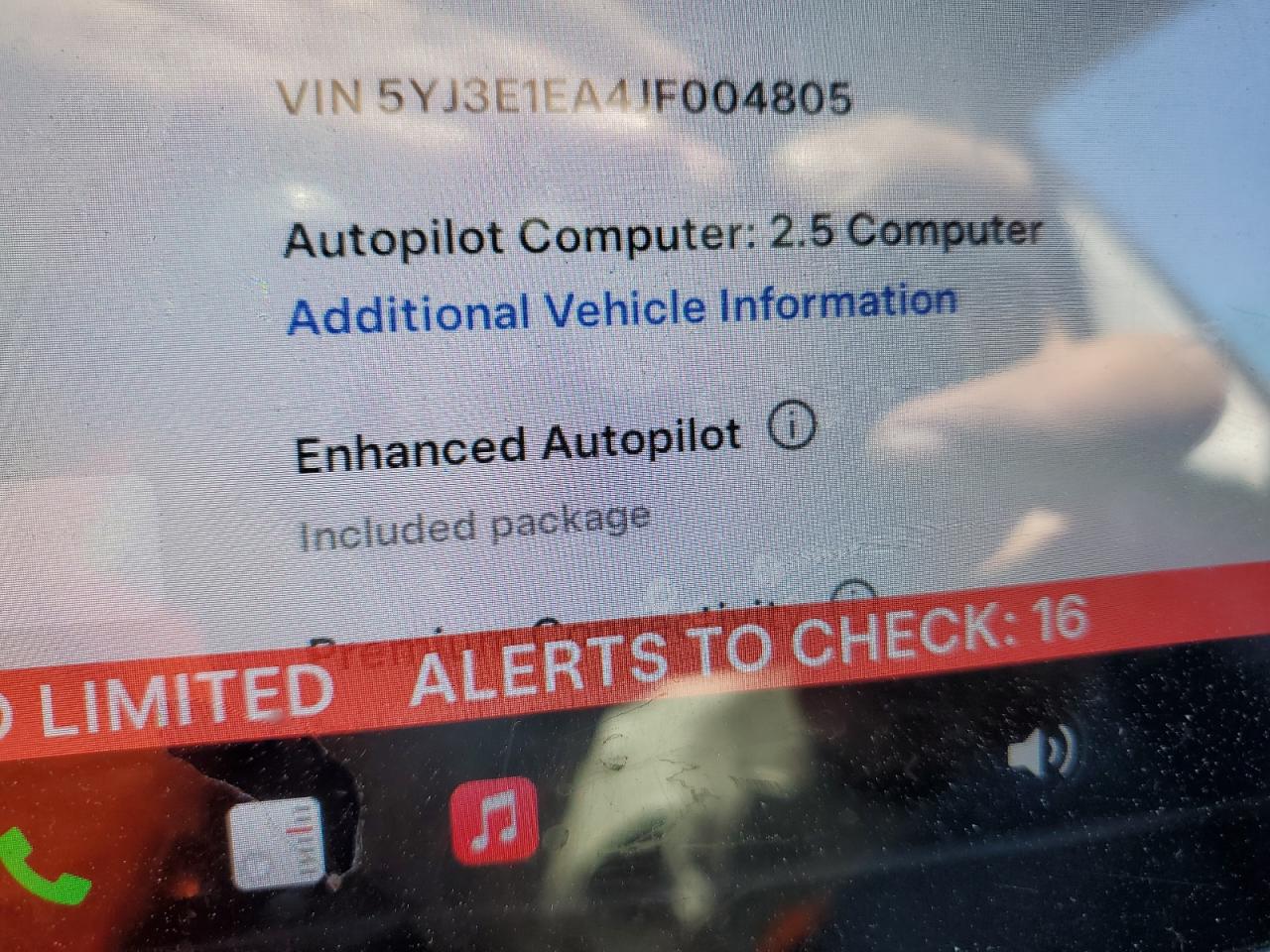 5YJ3E1EA4JF004805 2018 Tesla Model 3