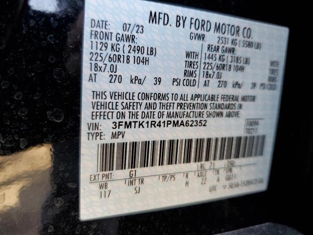 2023 Ford Mustang Mach-E Select VIN: 3FMTK1R41PMA62352 Lot: 54451184