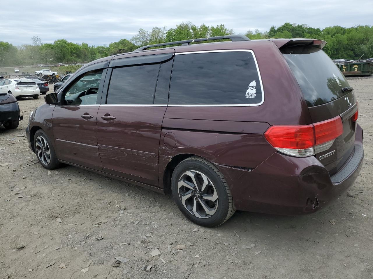 5FNRL38748B115960 2008 Honda Odyssey Exl