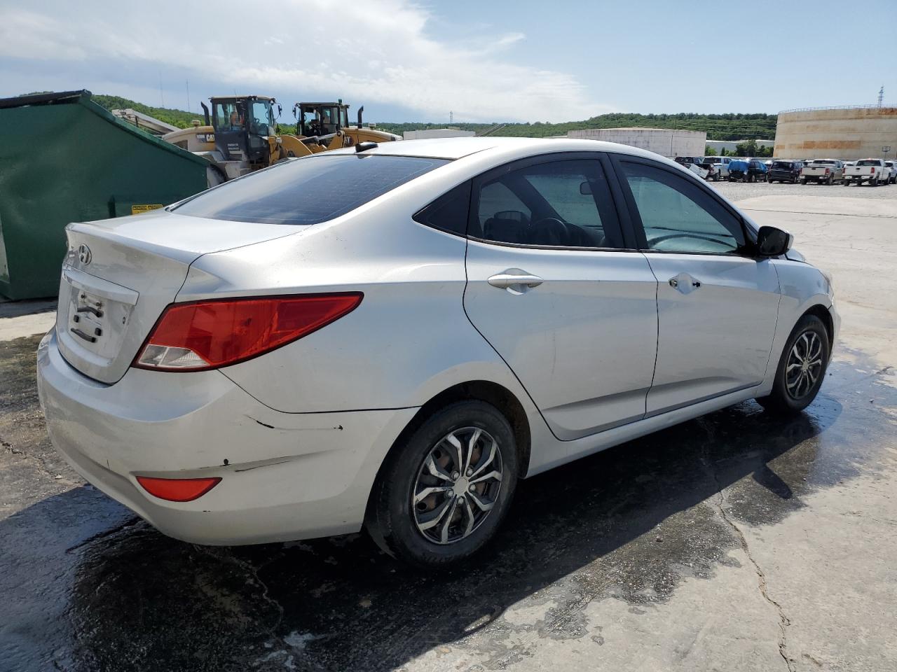 Lot #2943300754 2015 HYUNDAI ACCENT GLS