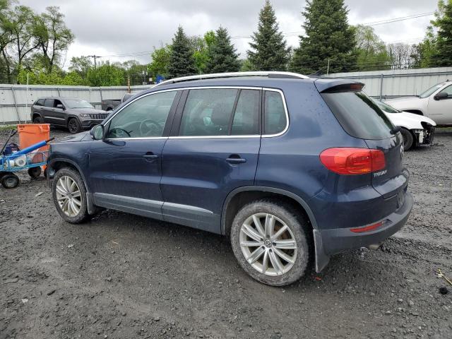 VOLKSWAGEN TIGUAN S 2015 blue 4dr spor gas WVGBV7AX5FW517536 photo #3