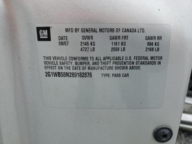 2008 Chevrolet Impala Ls VIN: 2G1WB58N289182876 Lot: 55088934