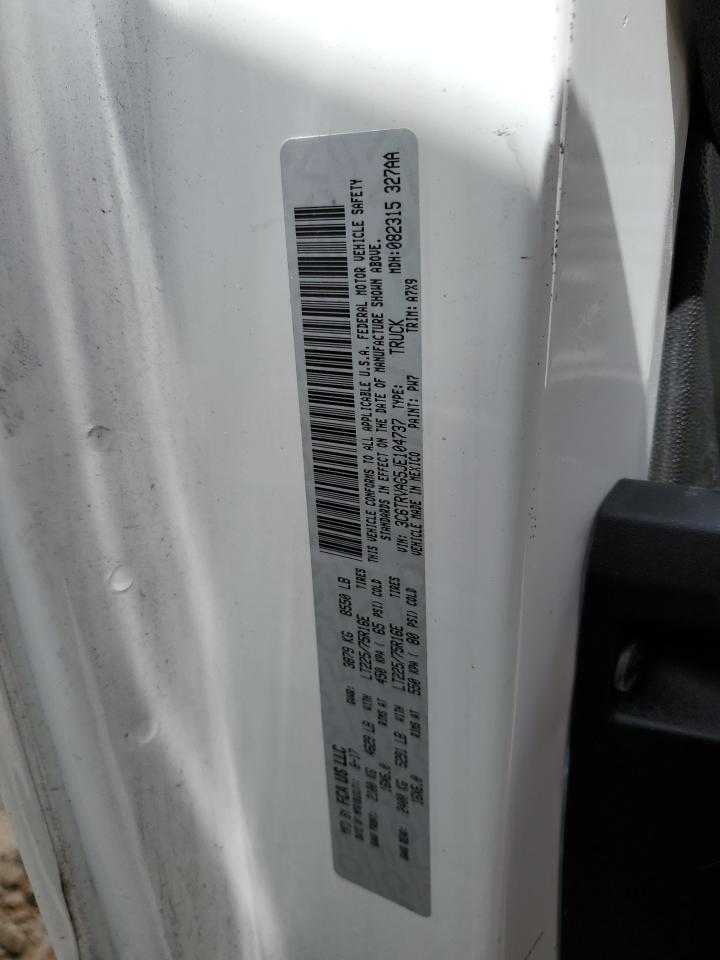 3C6TRVAG5JE104737 2018 Ram Promaster 1500 1500 Standard