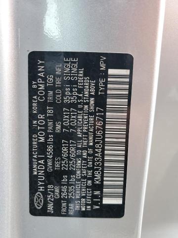 2018 Hyundai Tucson Sel VIN: KM8J33A48JU676717 Lot: 54140894