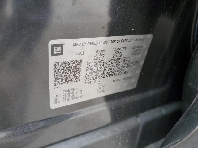2019 CHEVROLET EQUINOX LT - 2GNAXKEV8K6147765