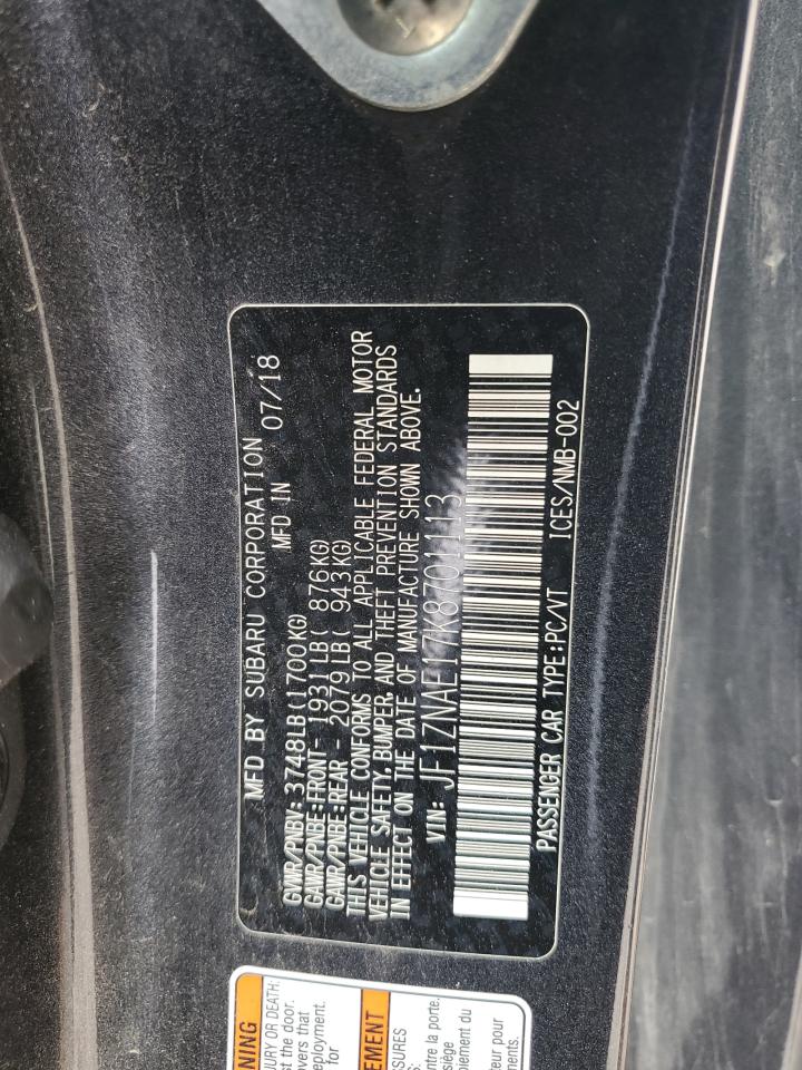 JF1ZNAE17K8701113 2019 Toyota 86 Gt