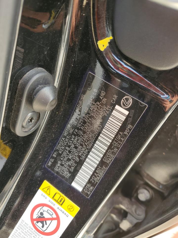 58ABK1GG2GU026683 2016 Lexus Es 350