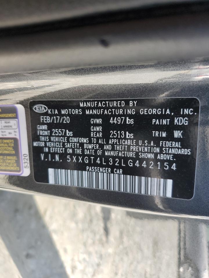 5XXGT4L32LG442154 2020 Kia Optima Lx
