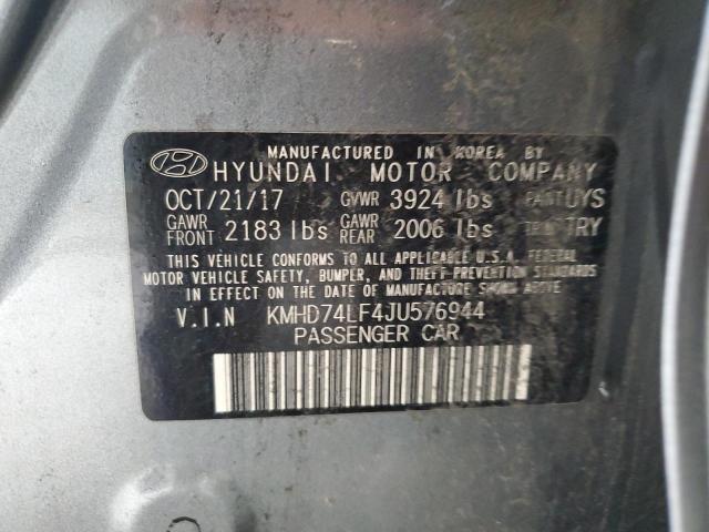 KMHD74LF4JU576944 2018 HYUNDAI ELANTRA - Image 13