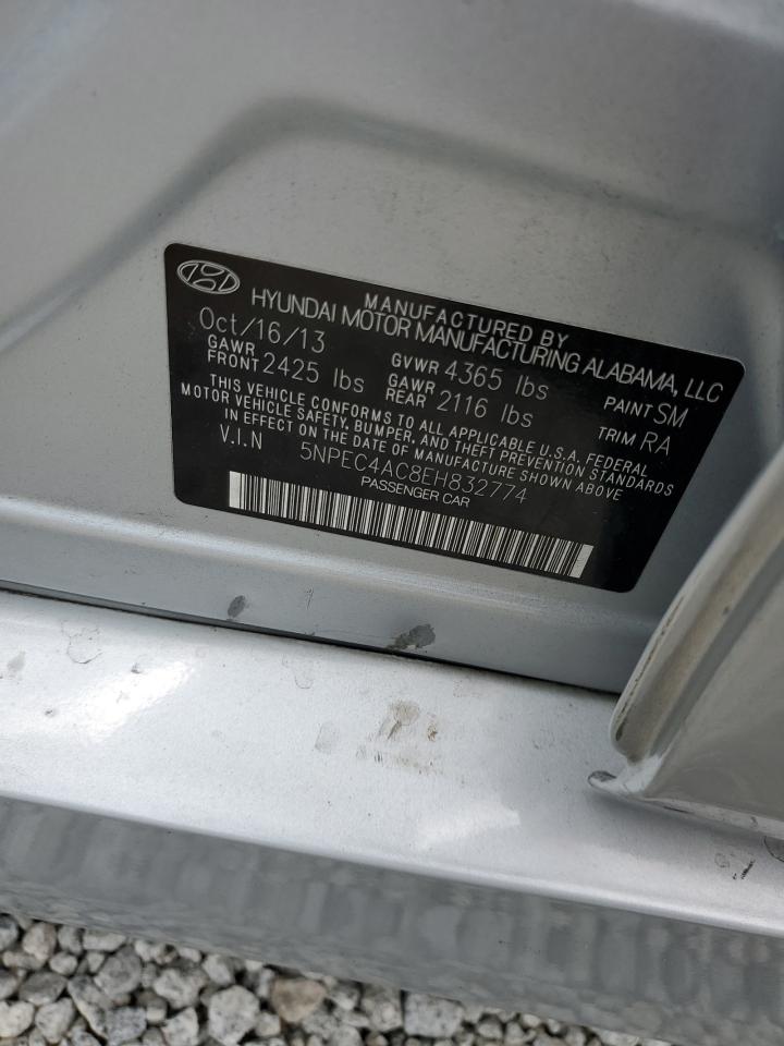 5NPEC4AC8EH832774 2014 Hyundai Sonata Se