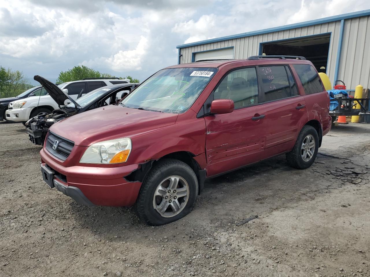 2HKYF18785H546273 2005 Honda Pilot Exl