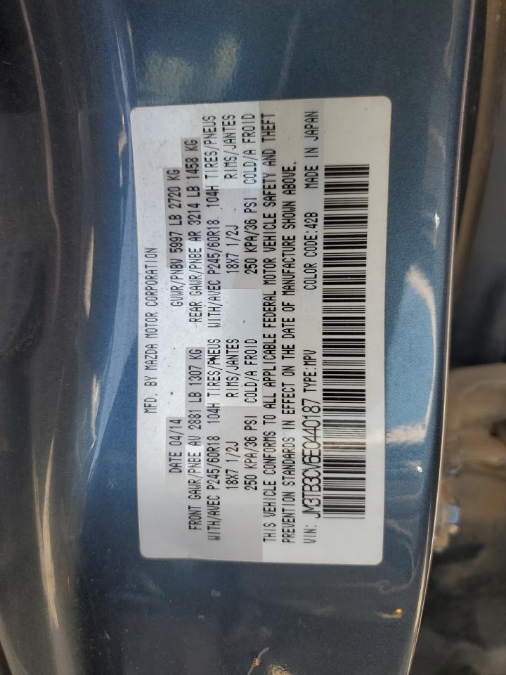 JM3TB3CV6E0440187 2014 Mazda Cx-9 Touring