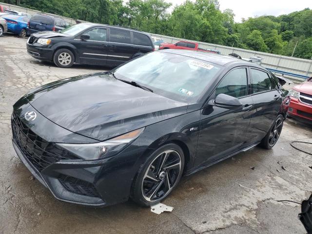 2022 Hyundai Elantra N Line VIN: KMHLR4AF0NU272881 Lot: 57917184