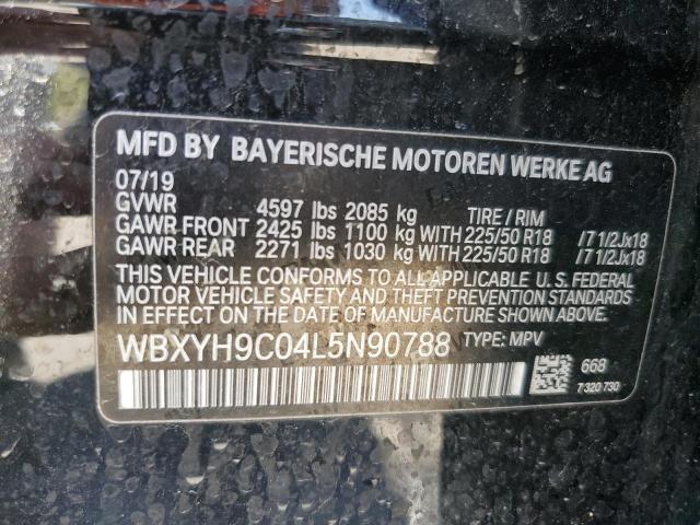 VIN WBXYH9C04L5N90788 2020 BMW X2, Sdrive28I no.13