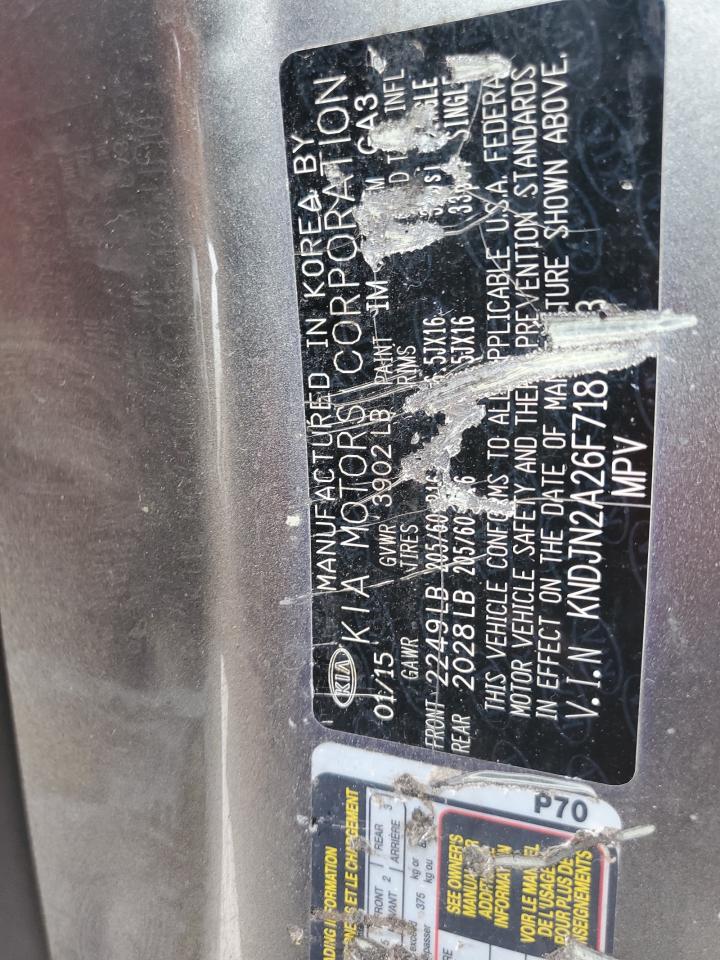 KNDJN2A26F7187293 2015 Kia Soul