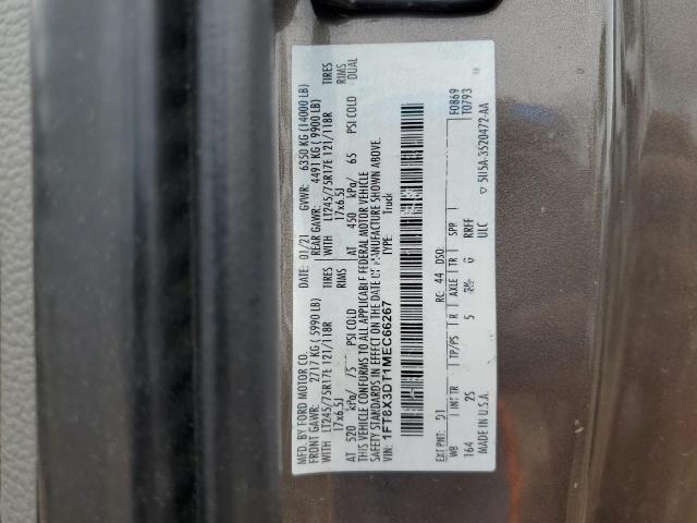 2021 FORD F350 1FT8X3DT1MEC66267