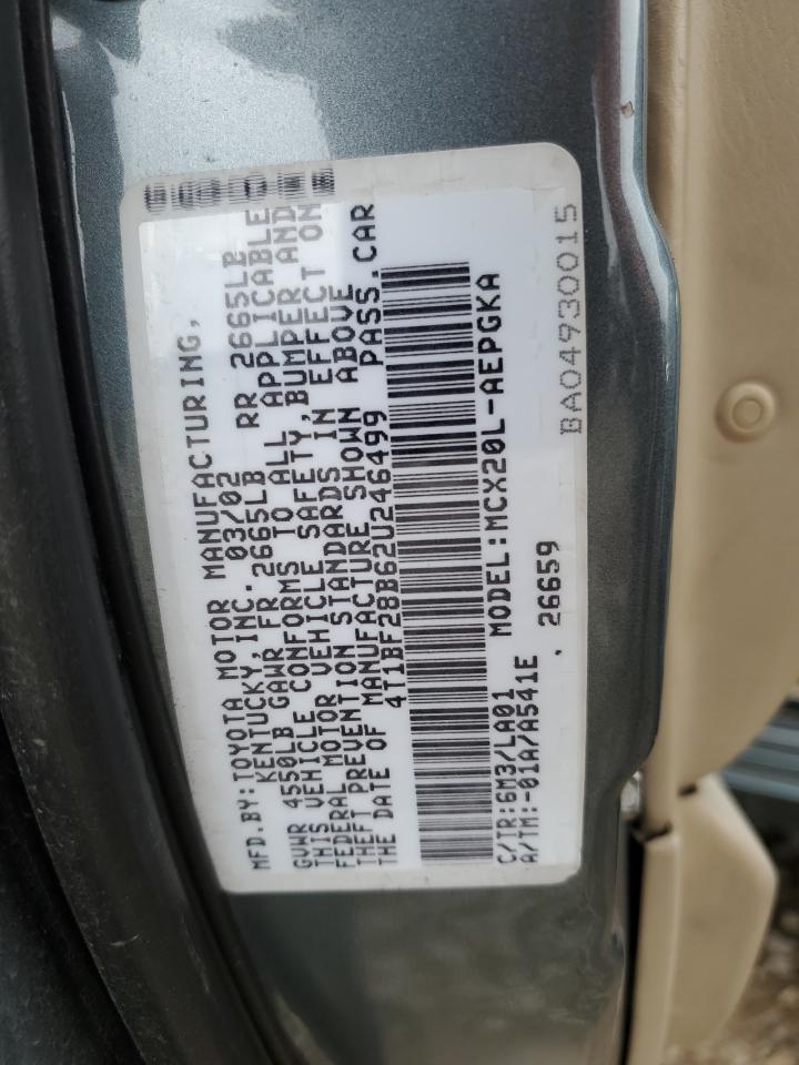 4T1BF28B62U246499 2002 Toyota Avalon Xl