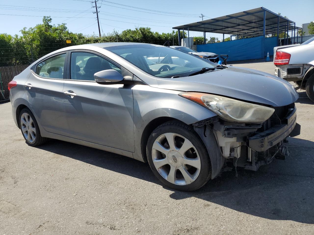 KMHDH4AEXCU501417 2012 Hyundai Elantra Gls