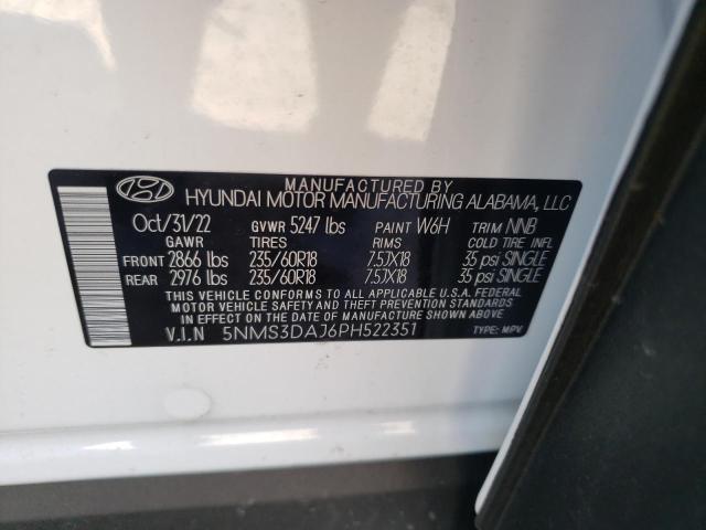 5NMS3DAJ6PH522351 2023 HYUNDAI SANTA FE - Image 14