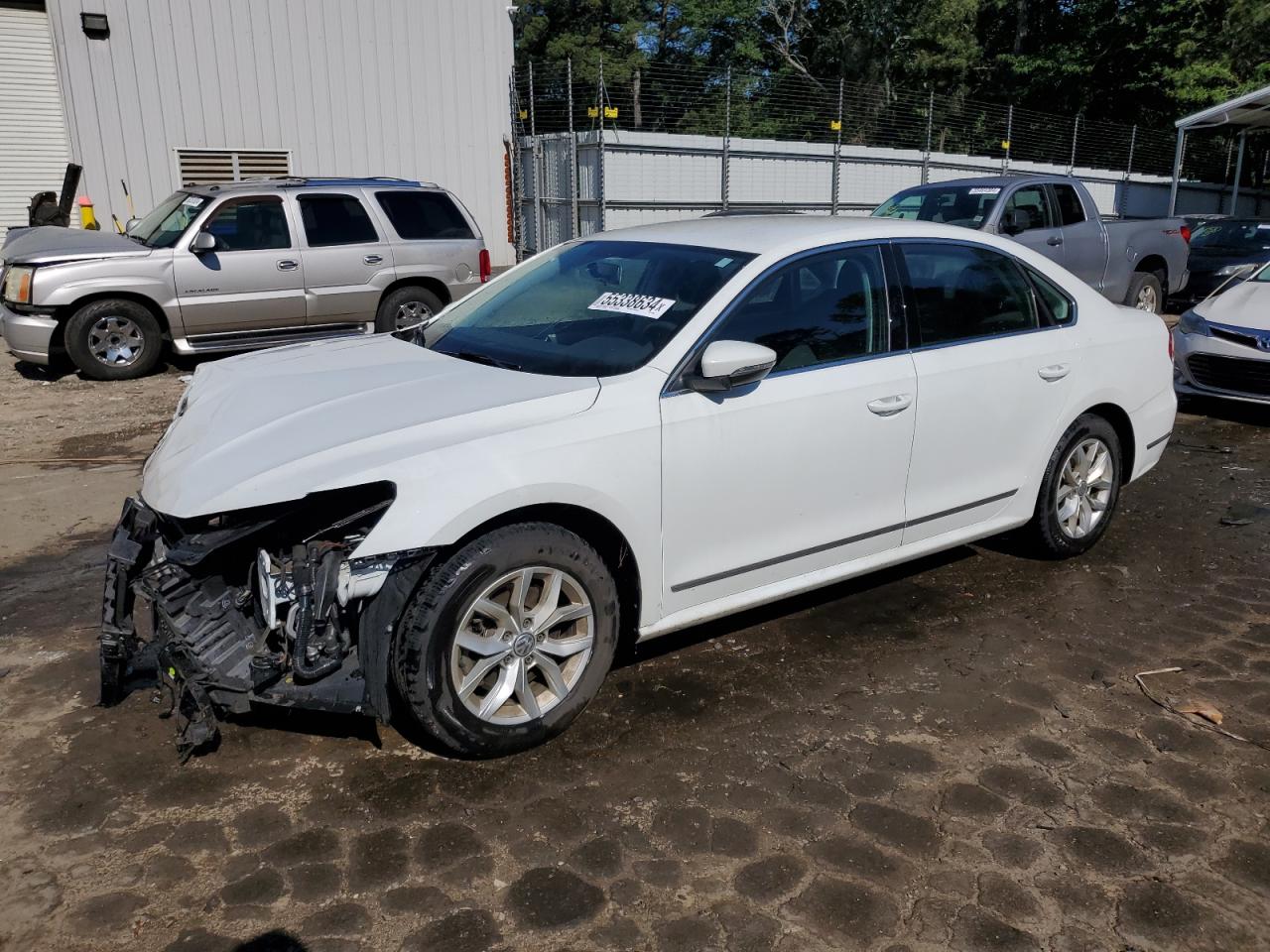 2017 Volkswagen Passat S vin: 1VWAT7A34HC074672