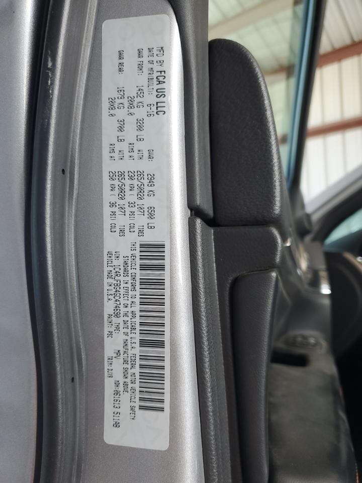 1C4RJFBG4GC474690 2016 Jeep Grand Cherokee Limited