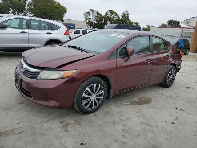 2012 Honda Civic Lx VIN: 2HGFB2F57CH593537 Lot: 54844604