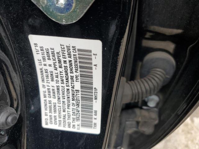2019 HONDA INSIGHT LX 19XZE4F14KE017118