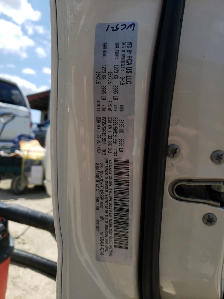 1C4PJMDX7KD422059 2019 Jeep Cherokee Limited