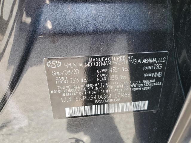 2021 Hyundai Sonata Se VIN: 5NPEG4JA8MH071486 Lot: 54561134
