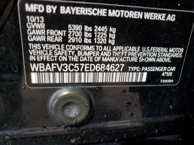 VIN WBAFV3C57ED684627 2014 BMW 5 Series, 535 D Xdrive no.12