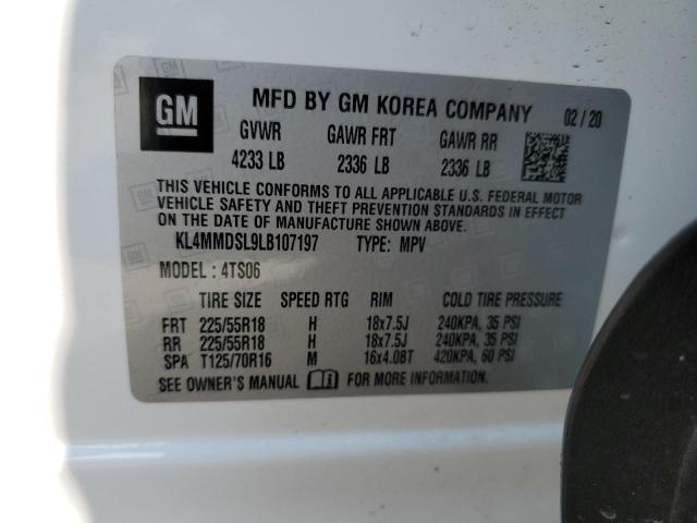 2020 Buick Encore Gx Select VIN: KL4MMDSL9LB107197 Lot: 57144554