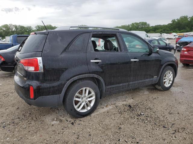 KIA SORENTO LX 2014 black  gas 5XYKTCA69EG434214 photo #4