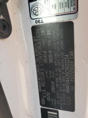 2012 Kia Forte Ex VIN: KNAFU4A26C5603254 Lot: 56434174