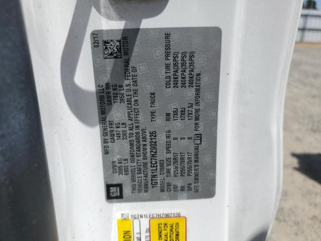 2017 GMC Sierra C1500 VIN: 1GTN1LEC7HZ902126 Lot: 56136724