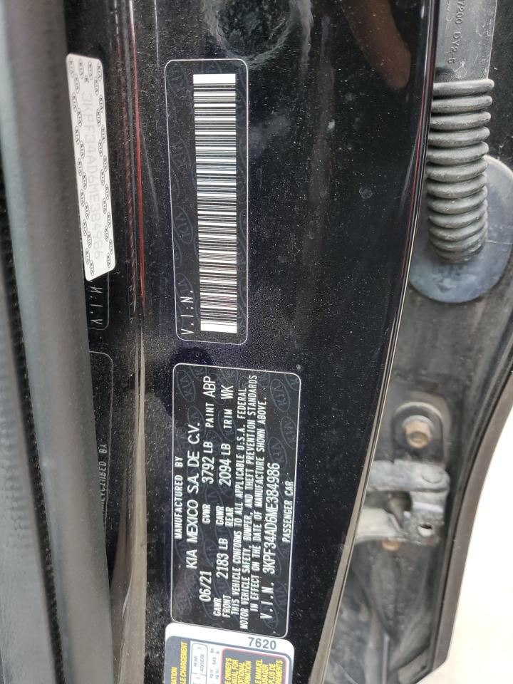 3KPF34AD6ME384986 2021 Kia Forte Gt Line