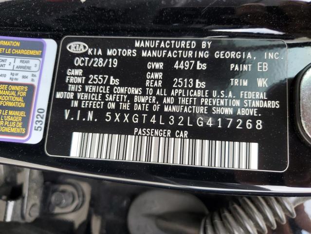 2020 Kia Optima Lx VIN: 5XXGT4L32LG417268 Lot: 53618044